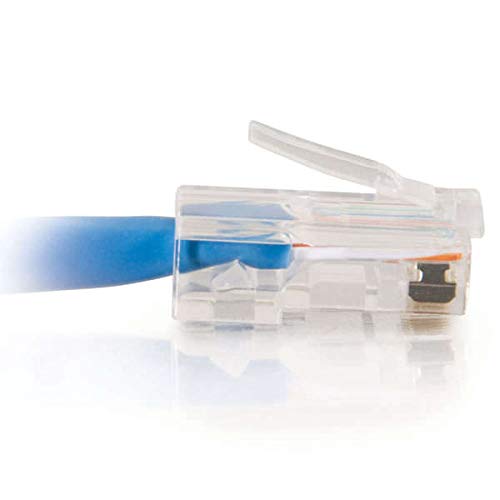 Image of C2G 24491 Cat5e Crossover Cable - Non-Booted Unshielded Network Crossover Patch Cable, Blue (3 Feet, 0.91 Meters)