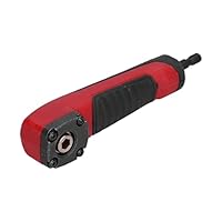 Shockwave Rechtwinkliger Adapter, Multifunktionaler Roter 90-Grad-Schlagschrauber-Bohrer-Adapter, Rechtwinkliger Bohraufsatz-Adapter