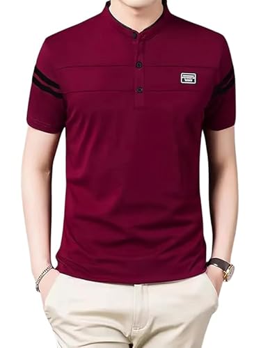 Image of Lymio Polo T Shirt for Men || T Shirt for Man || Collar T Shirt Style Men (Packs Also Available) (Polo-77-80)