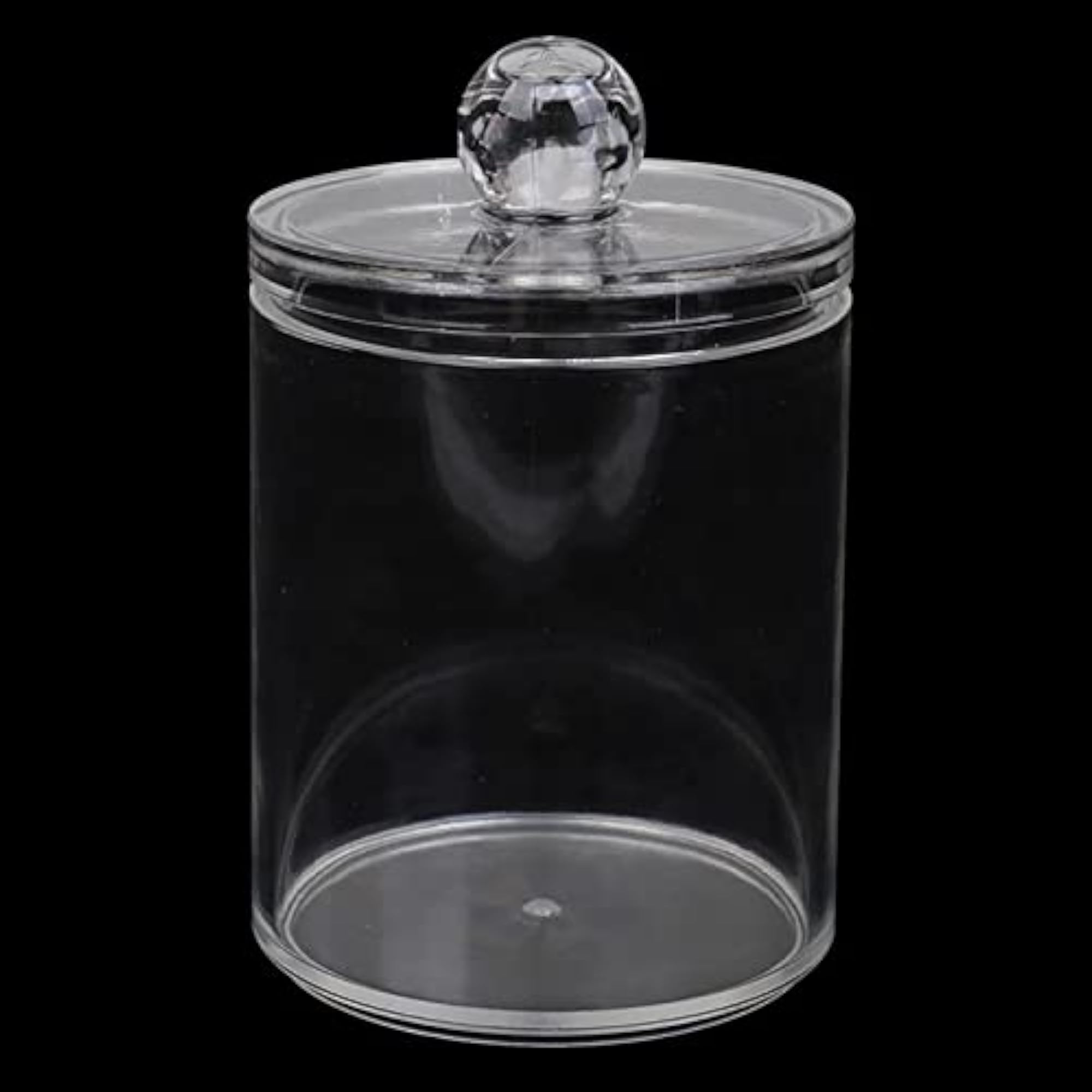 3x Acrylic Organizer Makeup Cotton Pad Swab Holder Storage Box