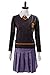 Linen Family Juego de Rol Chica Disfraz Cosplay Pelicula Traje Cortaviento Sweater...