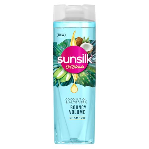 sunsilk Coconut Oil & Aloe Vera - Bouncy Volume - Hair Shampoo, 195 ml / 6.5 fl.oz