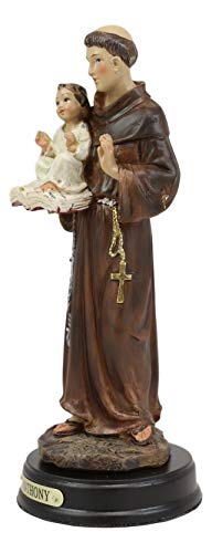 image for Ebros Gift Catholic Church Saint Anthony of Padua Carrying Baby Jesus 