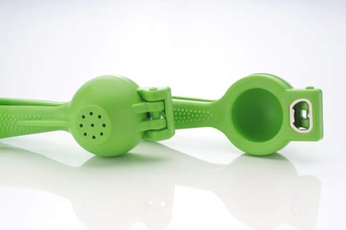 Image of 2-in-1 Lemon Squeezer & Citrus Juicer with Bottle Opener, Manual Hand Press for Fresh Lemon, Lime, Orange Juices, Easy Squeeze, Easy Clean - ABS Plastic Lemon Squeezer (Multi-Color)