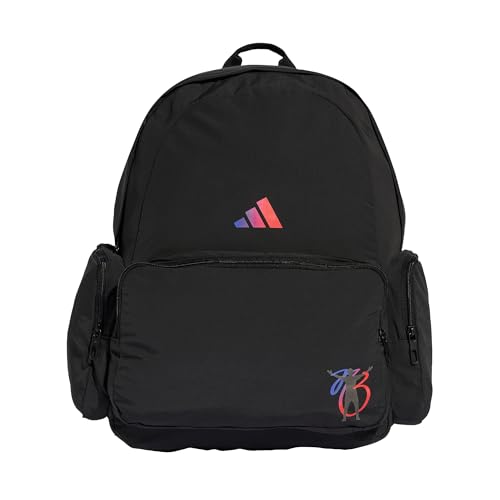 adidas Unisex - Adulto JUDE BELLINGHAM SUPERSIZE BACKPACK, black/semi lucid red, One size