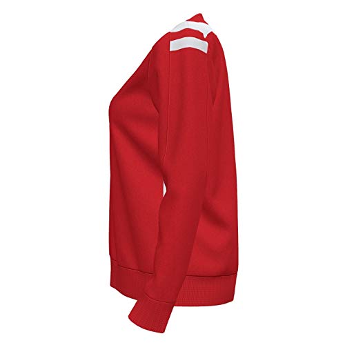 Joma Championship Vi Women's Sweatshirt, womens, Sweatshirt, 901267, Red-White, XXS - Image 4