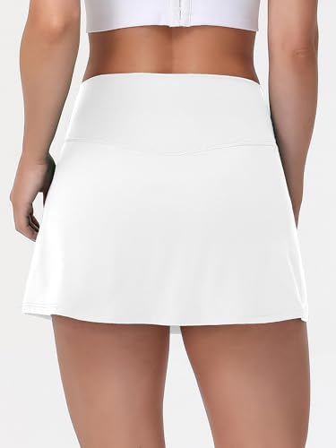 MCEDAR Tennis Skirt for Women High Waisted Golf Skorts Inner Shorts Athletic Skirts with Pockets2