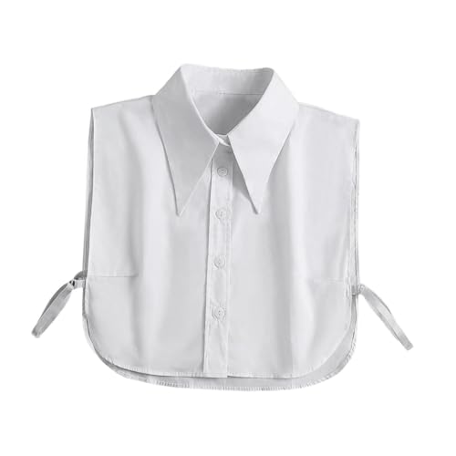 Blusa cuello falso mujer camisero para suéter de vestir y chalecos de punto