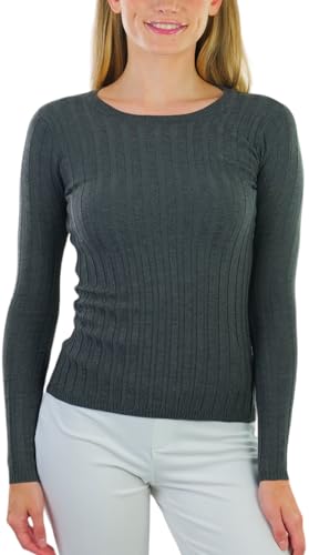 Image of ToBeInStyle Women's Classic Long Sleeve V-Neck Pullover Sweater