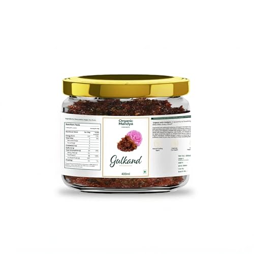 Image of Natural Rose Gulkand 400g | Gulkand with Honey, Rose Petal Jam, Natural Paan Gulkand by Organic Mandya