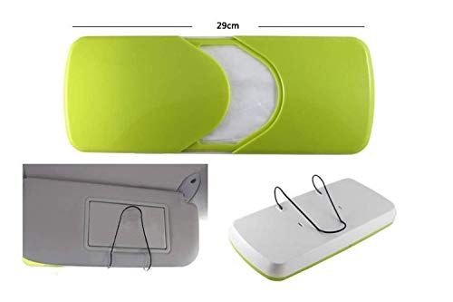 Image of Auto Accessories Car Sun Visor Tissue Box Paper Napkin Holder with Tissue (Multicolour)