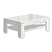 Produktbild FORTE Savoy Couchtisch mit Ablage, Holz, weiß hochglanz, 120 x 75 x 43 cm