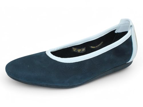 Arche LAKIMA Women's Ballet Flats Dark Blue Suede