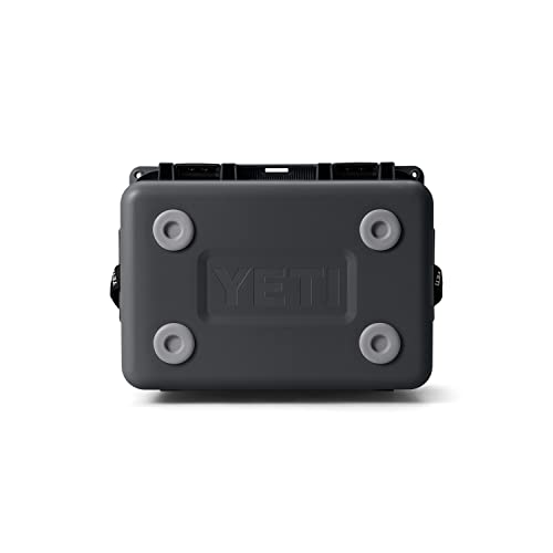 Image of YETI LoadOut 30 GoBox Divided Waterproof Cargo Case, Dry Box, Camera Case, Fishing Tackle Box, Charcoal