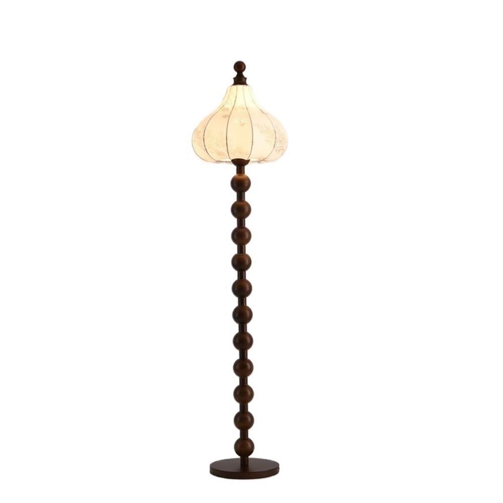 Mw9sBd8rF Floor Lamp Brown Wooden Living Room Floor Lamp Hotel Bedroom Bedside Decorative Vertical Table Triple Color Changing Lights