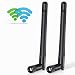Bingfu WLAN Antenne Dualband 2,4/5,8 GHz 3dBi MIMO RP-SMA Stecker Antenne für WLAN-Router Drahtlose Netzwerkkarte USB-Adapter Sicherheit IP-Kamera Videoüberwachung Bluetooth Module