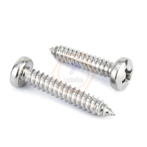 100 tornillos autorroscantes M2x25 mm acero inoxidable miniatura 5