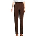 Quality Materials: These womens pants are light with a touch of stretch. They keep their shape during hours of wear and are super soft. 73% cotton 23% polyester and 4% spandex. Machine wash. Design Features: The comfortable elastic waist has full str...