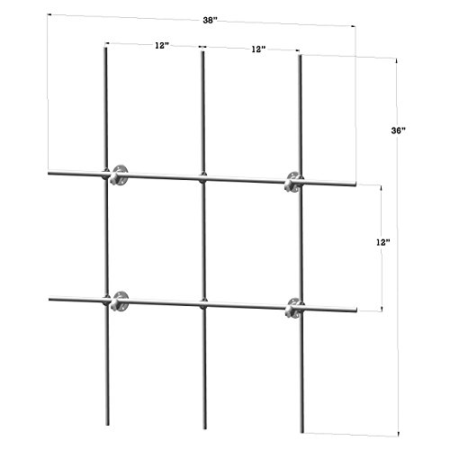 Lee Engineering 4 Foot, Aluminum Back Mount Lab-Frame Kit For Fume Hoods #TOP4