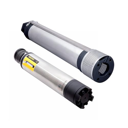 Image of 1Hp Borewell Submersible pump (V4 /4 inch), Carbon bush technology, 100 percent Copper Winding, Water cooled pump,180 feet head (Heavy Duty) (Without starter) (12 Stage)