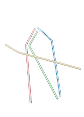 125 pitillos flexibles con rayas colores surtidos miniatura 3