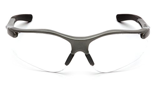 Pyramex Fortress Safety Eyewear, Clear Lens With Gray Frame #TOP1