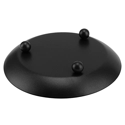 Taicheut 8 Pack Black Iron Plate Candle Holders, Round Candle Stands, Large Candle Plates, Decorative Candlestick Plates For Wax Candles, Wedding, Dinning, Parties, Home Decor #TOP5
