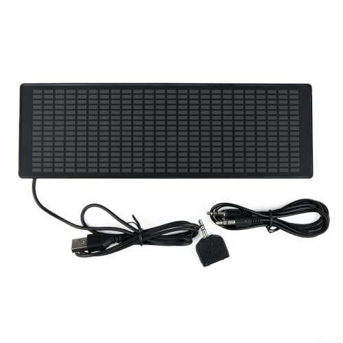 Jotekonoby Placa amplificadora de pantalla de nivel de audio RGB, indicador de espectro musical, medidor VU de 20 segmentos, pantalla LED de 20 niveles, para amplificadores de potencia de PC MP3