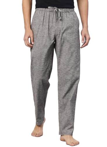 Image of Majestic Man Comfort Fit Solid Cotton Blend Casual Style Lounge Pyjama with 3 Pockets & Zip Closure