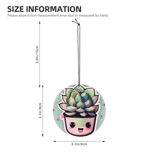 Hojas aromáticas Smiling Succulents para auto miniatura 4