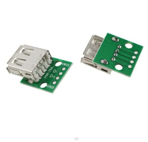 Adaptador placa breakout USB 2.0 tipo A hembra x10 miniatura 5