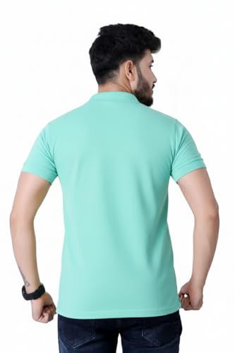Image of Men's Premium Polo T-Shirt | Classic Collar | Smooth Finish | Half Sleeve Casual Wear (XS to 3XL)
