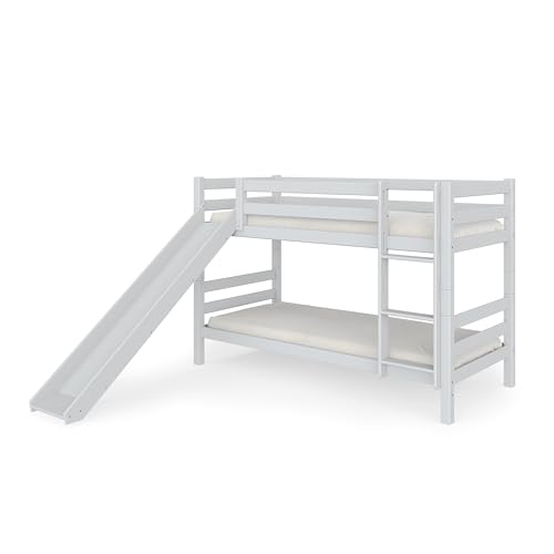fornera f25 Massivholz Etagenbett für 2 Kinder aus Kernbuche 90x200cm -...