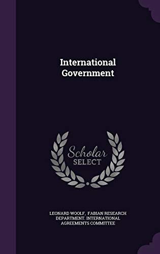 International Government 1342965027 Book Cover