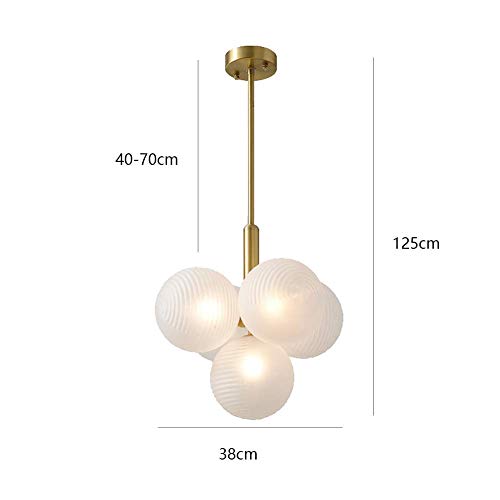Plafonnier globe de verre pour illuminer une cuisine conviviale - 3