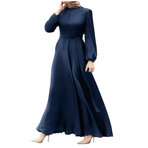 Abaya robe de prière élégante en tissu fluide pour femme