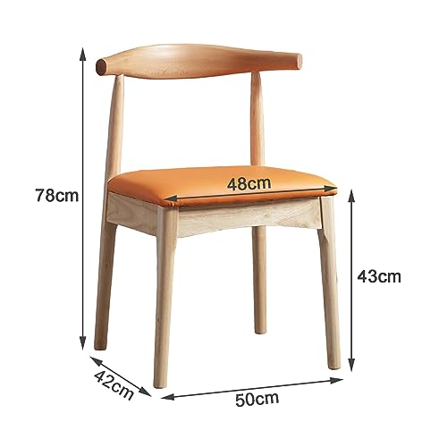 Chaise de table sans accoudoirs idéale pour petit salon
