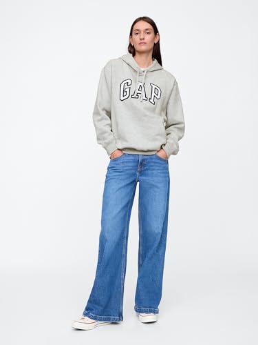 Image of GAP Women's Logo Hoodie Hooded Full Zip Sweatshirt
