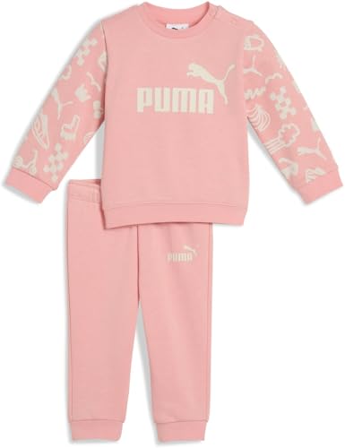 PUMA Unisex Baby Minicats Sandy Adventures Crew Set Inf Gestrickte Anzüge, Pink Fruit, 104 EU PUMA Unisex Baby Minicats Sandy Adventures Crew Set Inf Gestrickte Anzüge, Pink Fruit, 104 EU