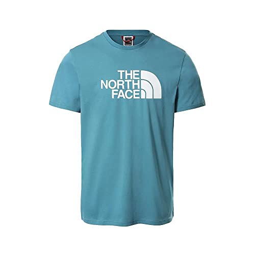 THE NORTH FACE Men's Men's Easy Short Sleeved T-Shirt (Pack of 1) (as8, Alpha, l, Regular, Regular, Storm Blue)