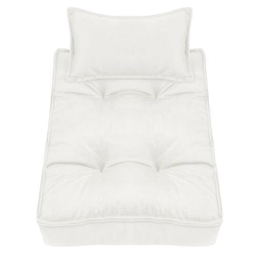 M&G House Newborn Photography Props Mattress Pillow Photography Baby Photoshoot Props Bed Mattress Bed Mat Medium (White)