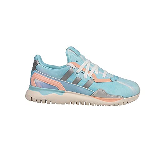 adidas Kids Girls Originals Flex Lace Up Sneakers Shoes Casual - Blue,Multi - Size 6 M