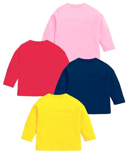 Image of Kuchipoo Girls Full Sleeves Regular Fit Cotton T-Shirt