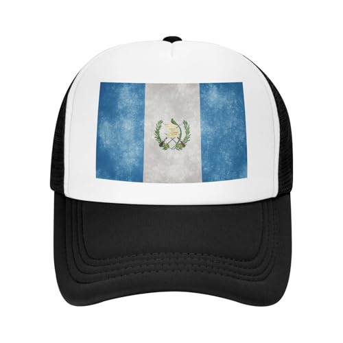 Flag of Guatemala Trucker Hat Snapback Mesh Baseball Cap Unisex2
