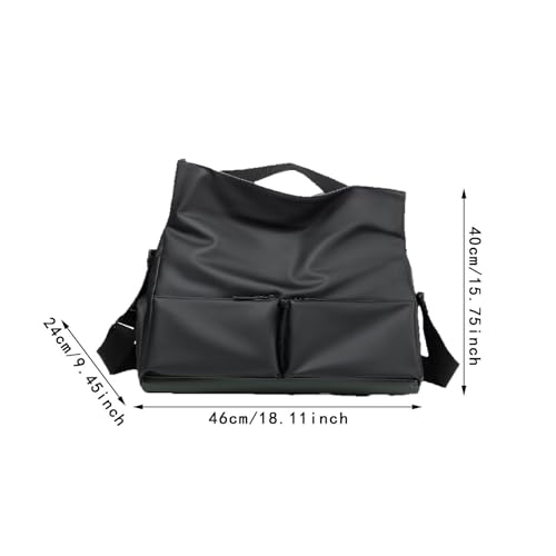 Gym Bag Travel Duffle Bag Water Resistant Lightweight Crossbody Handbag for Travel Swimming Dance Outdoor Fitness, Black4