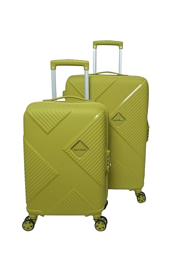 Image of American Tourister Kamiliant -8 Wheel, 3PC Set (Small + Medium + Large) Hard PP Suitcase for Travel /Trolley Bag for Travel /Travel Bag with TSA Lock & Smooth Sliding Double Wheel (CRESS Green)