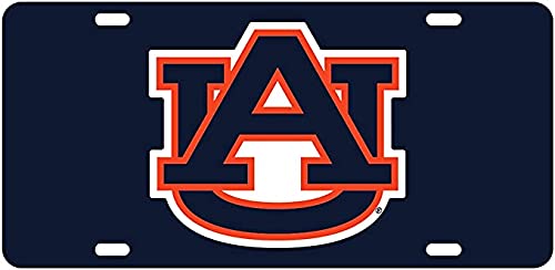 Dixie Dawgs Auburn Acrylic License Plate Officially Licensed AU