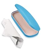 RayLove Unisex Hard Shell Eyeglasses Cases, Protective Case For Glasses(Sky Blue)