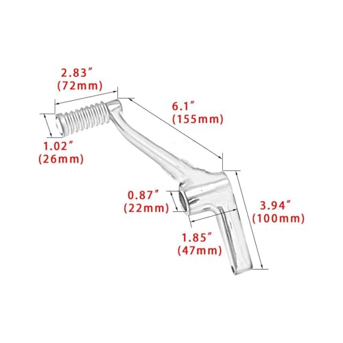 Levier de vitesse de precision chrome pliant pour Sportster XL