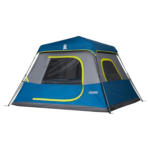 4 Person Instant Cabin Tent, Quick & Easy Setup Automatic...